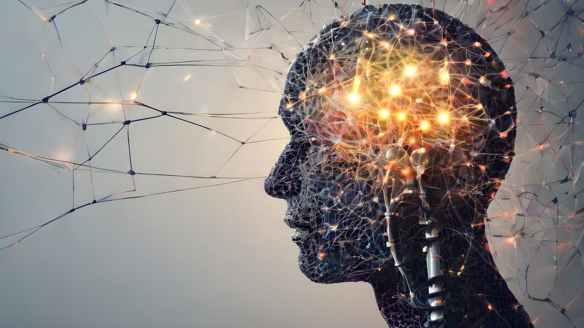 Das Endocannabinoid-System Menschliches Gehirn zur Symbolisierung vom Endocannabinoid-System